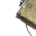 Load image into Gallery viewer, Louis Vuitton Light Gold Metallic Calfskin Side Trunk Handbag