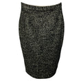 Load image into Gallery viewer, Dolce & Gabbana Black / Ivory Tweed Pencil Skirt