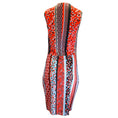 Load image into Gallery viewer, Just Cavalli Red / Light Blue Multi Printed Sleeveless V-Neck Midi Dress