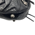 Load image into Gallery viewer, Balenciaga Black Le Cagole Small Shoulder Bag in Arena Lambskin with Aged Silver Hardware