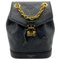 Load image into Gallery viewer, Louis Vuitton Black Leather Nano Neo Mini Backpack