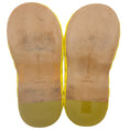 Load image into Gallery viewer, Bottega Veneta Yellow Leather Padded Slide Sandals
