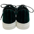 Load image into Gallery viewer, Alaia Green Perforated Velvet Sneakers