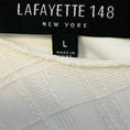 Load image into Gallery viewer, Lafayette 148 New York White Grid Pattern Sleeveless Midi Dress