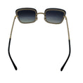 Load image into Gallery viewer, Chanel Dark Grey Gradient Lens Rimless Square Frame Sunglasses with Gold Chain Detail