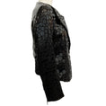 Load image into Gallery viewer, Akris Black Patent Animal Print Jacket
