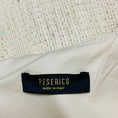 Load image into Gallery viewer, Peserico Ivory Shimmer Tweed Sleeveless Midi Dress