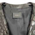 Load image into Gallery viewer, Akris Black Patent Animal Print Jacket