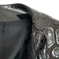 Load image into Gallery viewer, Akris Black Patent Animal Print Jacket