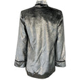 Load image into Gallery viewer, F.R.S For Restless Sleepers Silver Velvet Blazer