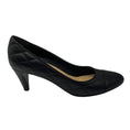 Load image into Gallery viewer, Chanel Black 2014 Classic Quilted Matelasse Leather Cap Toe CC Logo Pumps