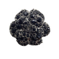 Load image into Gallery viewer, Chanel Black CC Logo Rhinestone Embellished Metal Strass Ruthenium Camellia Brooch
