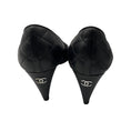 Load image into Gallery viewer, Chanel Black 2014 Classic Quilted Matelasse Leather Cap Toe CC Logo Pumps