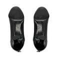 Load image into Gallery viewer, Chanel Vintage Black Quilted Patent Leather Cap Toe Leather Pumps with CC Logo