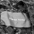 Load image into Gallery viewer, Simone Rocha Black Floral Embroidered Sheer Mesh Tulle Sleeveless Mini Cocktail Dress