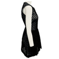 Load image into Gallery viewer, Simone Rocha Black Floral Embroidered Sheer Mesh Tulle Sleeveless Mini Cocktail Dress