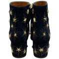 Load image into Gallery viewer, Aquazzura Navy Blue Suede Cosmic Star Booties