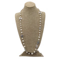 Load image into Gallery viewer, Chanel Cream / Silver CC Logo Faux Pearl and Strass Star Pendant Necklace