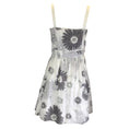 Load image into Gallery viewer, Marc Jacobs White / Grey Multi Floral Printed Sleeveless Cotton Dress
