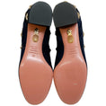 Load image into Gallery viewer, Aquazzura Navy Blue Suede Cosmic Star Booties