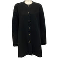 Load image into Gallery viewer, Salvatore Ferragamo Black Cashmere / Knit Coat