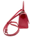 Load image into Gallery viewer, Balenciaga Pink Embossed Leather Small Hourglass Bag