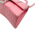 Load image into Gallery viewer, Balenciaga Pink Embossed Leather Small Hourglass Bag