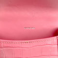 Load image into Gallery viewer, Balenciaga Pink Embossed Leather Small Hourglass Bag