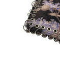 Load image into Gallery viewer, Zimmermann Black Lavender Floral Embellished Envelope Clutch