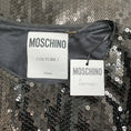 Load image into Gallery viewer, Moschino Couture Black / Gold Sequined Trick or Chic Dress