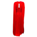 Load image into Gallery viewer, Costarellos Red Seva Gathered Silk Georgette Gown / Formal Dress