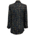 Load image into Gallery viewer, L'Agence Midnight Mustard Plaid Tweed Jayda Blazer