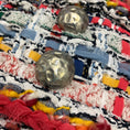 Load image into Gallery viewer, Chanel White / Coral Multi Metier d'Art Boucle Tweed Lesage Knit Skirt