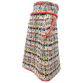 Load image into Gallery viewer, Chanel White / Coral Multi Metier d'Art Boucle Tweed Lesage Knit Skirt