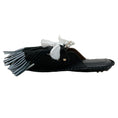 Load image into Gallery viewer, 13 09 SR Black / White Leather Puli Mules