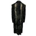 Load image into Gallery viewer, J. Mendel Dark Grey Karakul Lamb Fur and Mink Fur Mid Length Coat