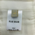 Load image into Gallery viewer, Elie Saab Ivory / Gold Hardware Short Sleeved Crepe Jumpsuit