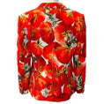 Load image into Gallery viewer, Dolce & Gabbana Red / White Jacquard Tomato Print Blazer