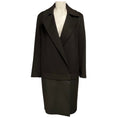 Load image into Gallery viewer, Akris Brown Cashmere and Lamb Leather Mid Length Coat