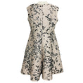 Load image into Gallery viewer, Talbot Runhof Blush / Black / Silver Metallic Jacquard Cocktail Dress
