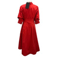 Load image into Gallery viewer, Simkhai Crimson Jazz Pintuck Midi Dress