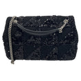 Load image into Gallery viewer, Saint Laurent Black Jamie Medium Sequin Embellished Shoulder Bag