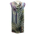 Load image into Gallery viewer, Etro Grey / Purple Multi Printed Satin Shift Dress