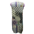 Load image into Gallery viewer, Etro Grey / Purple Multi Printed Satin Shift Dress