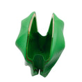 Load image into Gallery viewer, Bottega Veneta Green Leather Whirl Clutch Bag