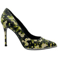 Load image into Gallery viewer, Givenchy Black Multi Floral Print Escarpin Pumps