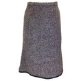 Load image into Gallery viewer, Oscar de la Renta Purple Multi Metallic Skirt
