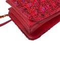 Load image into Gallery viewer, Chanel Red / Purple Multi 2023 Tweed Mini Flap Handle Bag