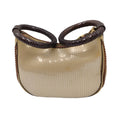 Load image into Gallery viewer, Tod's Ivory Sequined Double Top Handle Mini Evening Bag
