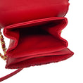 Load image into Gallery viewer, Chanel Red / Purple Multi 2023 Tweed Mini Flap Handle Bag